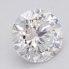 1.05 Carat Round Shaped Excellent Cut F- SI1 Lab Grown Diamond