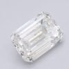 1.05 Carat Emerald Shaped Excellent Cut F- VS1 Lab Grown Diamond