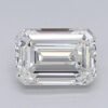 1.05 Carat Emerald Shaped Excellent Cut F- VS1 Lab Grown Diamond