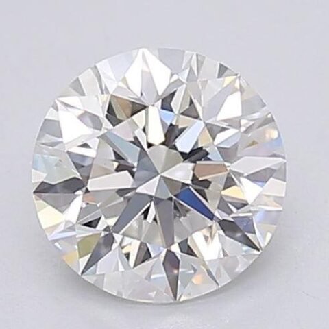 1.05 Carat Round Shaped Excellent Cut F- VS1 Lab Grown Diamond