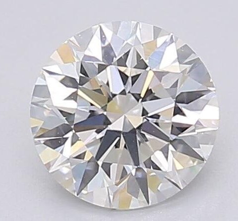 1.05 Carat Round Shaped Excellent Cut F- VS1 Lab Grown Diamond