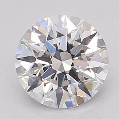 1.05 Carat Round Shaped Excellent Cut F- VS1 Lab Grown Diamond