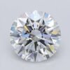 1.05 Carat Round Shaped Excellent Cut F- VS1 Lab Grown Diamond