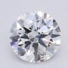 1.05 Carat Round Shaped Excellent Cut F- VS2 Lab Grown Diamond