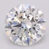 1.05 Carat Round Shaped Excellent Cut F- VS2 Lab Grown Diamond