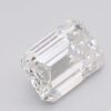 1.05 Carat Emerald Shaped Excellent Cut F- VVS2 Lab Grown Diamond