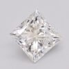 1.05 Carat Princess Shaped Excellent Cut F- VVS2 Lab Grown Diamond