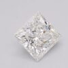 1.05 Carat Princess Shaped Excellent Cut F- VVS2 Lab Grown Diamond