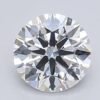 1.05 Carat Round Shaped Excellent Cut F- VVS2 Lab Grown Diamond