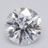 1.05 Carat Round Shaped Excellent Cut F- VVS2 Lab Grown Diamond