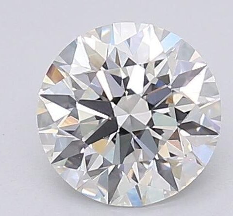 1.05 Carat Round Shaped Excellent Cut F- VVS2 Lab Grown Diamond