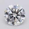 1.05 Carat Round Shaped Excellent Cut G- VS1 Lab Grown Diamond