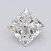 1.05 Carat Princess Shaped Excellent Cut G- VS2 Lab Grown Diamond