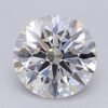 1.05 Carat Round Shaped Excellent Cut G- VVS2 Lab Grown Diamond