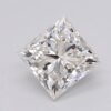1.05 Carat Princess Shaped Excellent Cut H- VVS2 Lab Grown Diamond