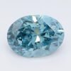 1.05 Carat Oval Shaped Good Cut Blue- SI2 Lab Grown Diamond