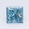 1.05 Carat Princess Shaped Good Cut Blue- SI2 Lab Grown Diamond