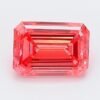 1.05 Carat Emerald Shaped Good Cut Pink- VS1 Lab Grown Diamond