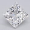 1.06 Carat Princess Shaped Excellent Cut E- VS1 Lab Grown Diamond