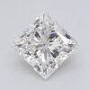 1.06 Carat Princess Shaped Excellent Cut E- VS1 Lab Grown Diamond