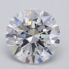 1.06 Carat Round Shaped Excellent Cut E- VS1 Lab Grown Diamond