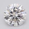 1.06 Carat Round Shaped Excellent Cut E- VS1 Lab Grown Diamond