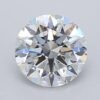 1.06 Carat Round Shaped Excellent Cut E- VS1 Lab Grown Diamond