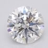 1.06 Carat Round Shaped Excellent Cut E- VS2 Lab Grown Diamond