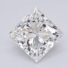 1.06 Carat Princess Shaped Excellent Cut F- VS1 Lab Grown Diamond