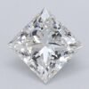 1.06 Carat Princess Shaped Excellent Cut F- VS1 Lab Grown Diamond