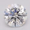 1.06 Carat Round Shaped Excellent Cut F- VS1 Lab Grown Diamond