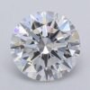 1.06 Carat Round Shaped Excellent Cut F- VS1 Lab Grown Diamond