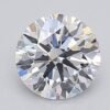 1.06 Carat Round Shaped Excellent Cut F- VS1 Lab Grown Diamond