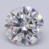 1.06 Carat Round Shaped Excellent Cut F- VS1 Lab Grown Diamond