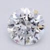 1.06 Carat Round Shaped Excellent Cut F- VS1 Lab Grown Diamond