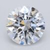 1.06 Carat Round Shaped Excellent Cut F- VS1 Lab Grown Diamond