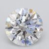 1.06 Carat Round Shaped Excellent Cut F- VS1 Lab Grown Diamond