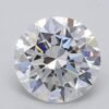1.06 Carat Round Shaped Excellent Cut F- VS1 Lab Grown Diamond