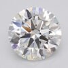 1.06 Carat Round Shaped Excellent Cut F- VS1 Lab Grown Diamond