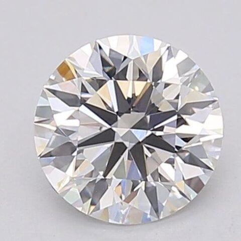 1.06 Carat Round Shaped Excellent Cut F- VVS2 Lab Grown Diamond