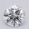 1.06 Carat Round Shaped Excellent Cut F- VVS2 Lab Grown Diamond