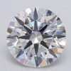 1.06 Carat Round Shaped Excellent Cut F- VVS2 Lab Grown Diamond