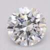 1.06 Carat Round Shaped Excellent Cut F- VVS2 Lab Grown Diamond