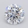 1.06 Carat Round Shaped Excellent Cut F- VVS2 Lab Grown Diamond