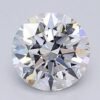1.06 Carat Round Shaped Excellent Cut F- VVS2 Lab Grown Diamond