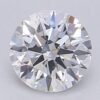 1.06 Carat Round Shaped Excellent Cut F- VVS2 Lab Grown Diamond