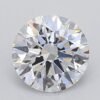 1.06 Carat Round Shaped Excellent Cut F- VVS2 Lab Grown Diamond
