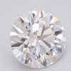 1.06 Carat Round Shaped Excellent Cut F- VVS2 Lab Grown Diamond