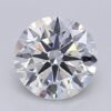 1.06 Carat Round Shaped Excellent Cut F- VVS2 Lab Grown Diamond