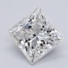 1.06 Carat Princess Shaped Excellent Cut G- VS2 Lab Grown Diamond